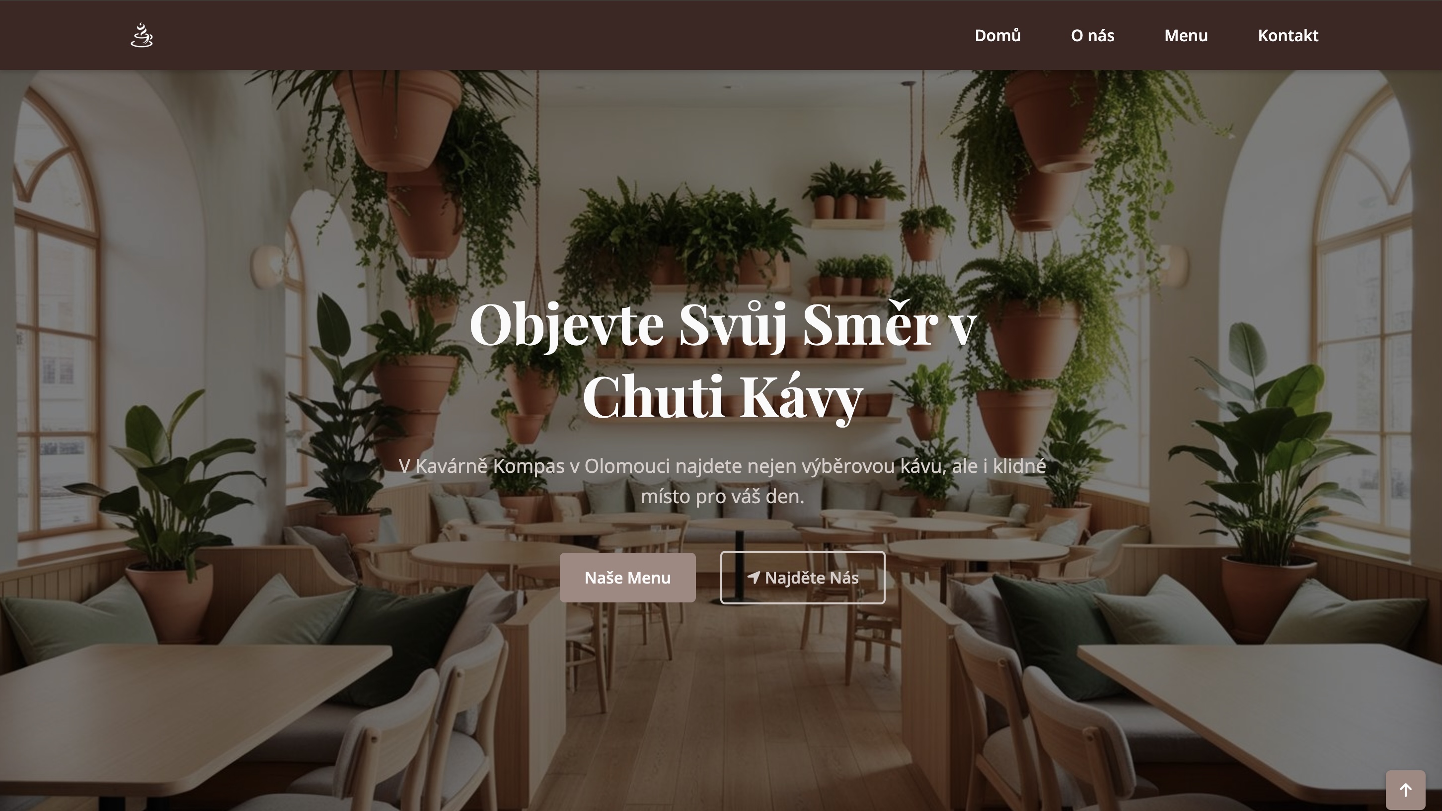 Náhled projektu Kavárna Kompas