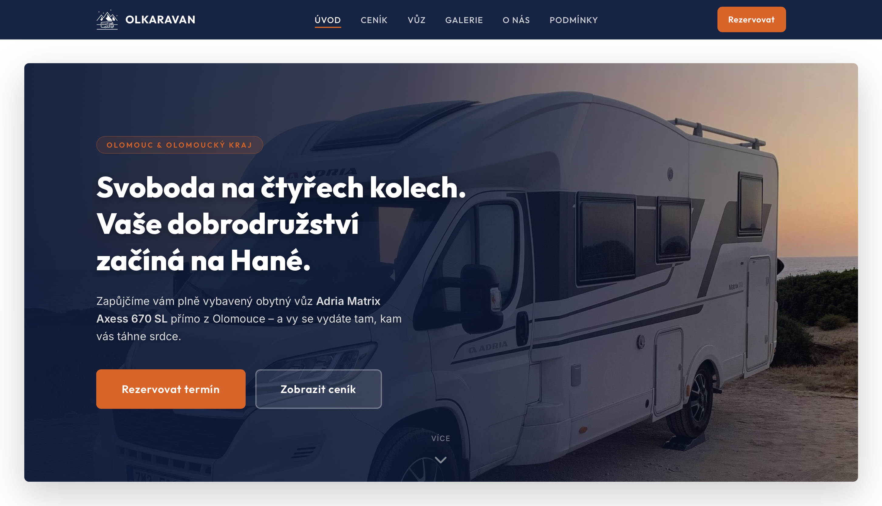 Náhled projektu OLKARAVAN