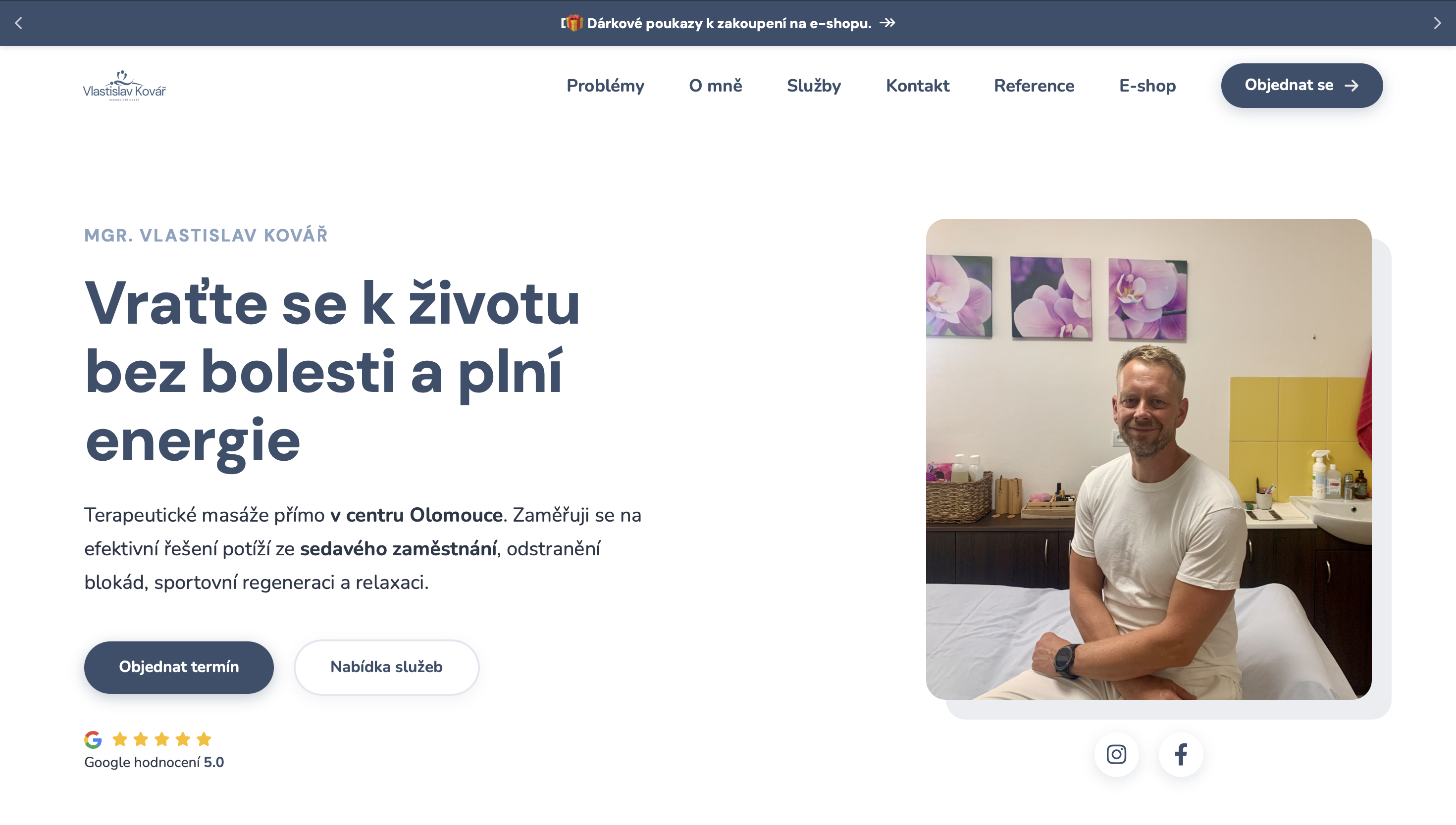 Náhled projektu Rekondiční masér